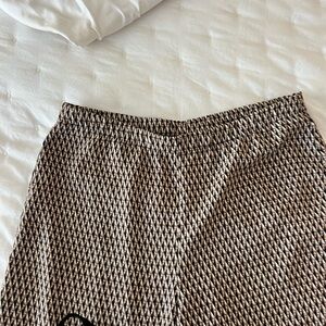 Chico's Black and White Patterned Pants